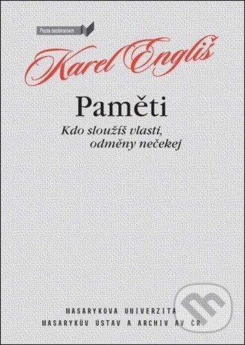 Paměti - Karel Engliš, Muni Press, 2022