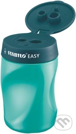 Levně Ořezávátko STABILO EASYsharpener se zásobníkem pro praváky, petrolejové