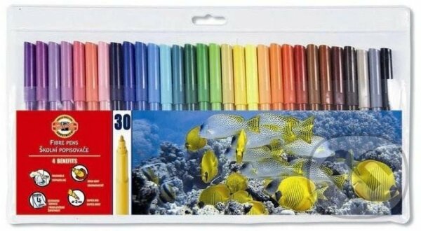 Levně Koh-i-noor školní popisovače/fixy 30 ks