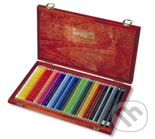Levně Koh-i-noor pastelky umělecké POLYCOLOR kreslířská sada 36 ks v dřevěné krabičce