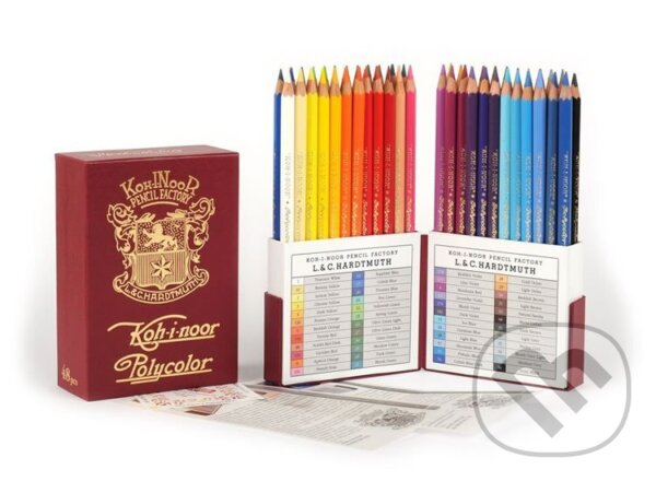 Levně Koh-i-noor pastelky umělecké POLYCOLOR retro souprava 48 ks