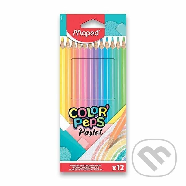 Levně Maped Pastelky trojhranné Color´ Peps pastelové 12 ks