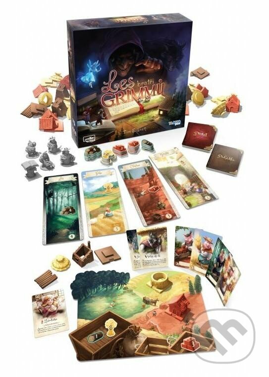 Spoločenská hra: Les bratří Grimmů (Tlama games). Tlama games, 2022
