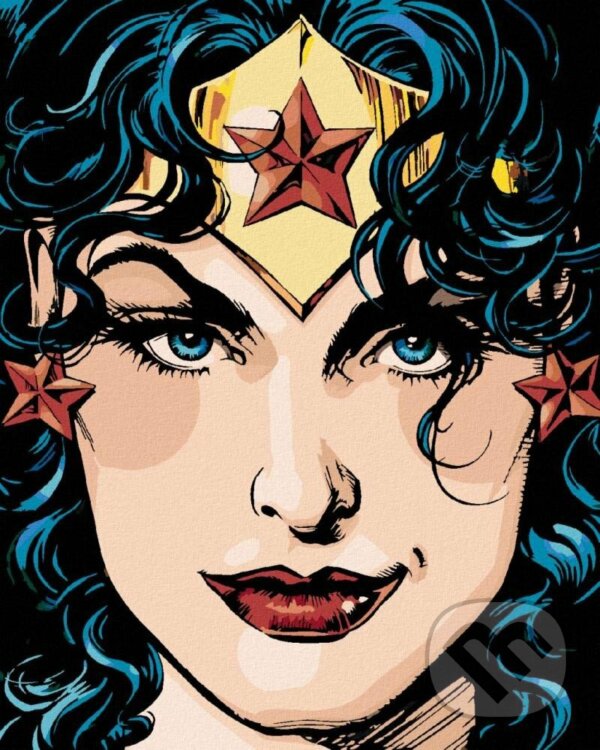 Levně Malování podle čísel: Wonder Woman - PREBAL KOMIKSU