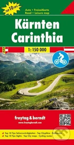 Levně Kärnten, Carinthia/Korutany 1:150T/automapa