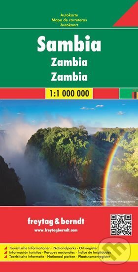 Levně Sambia/Zambie 1:1M/mapa