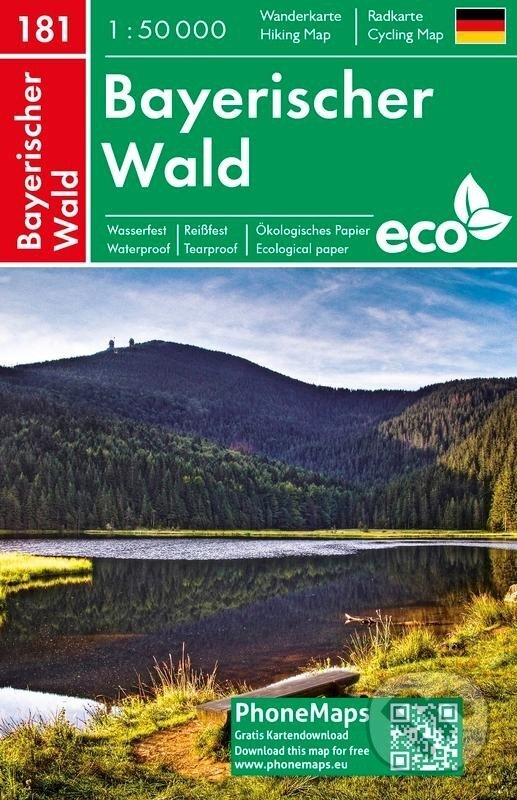 Levně PhoneMaps 181 Bayerischer Wald 1:50 000 / Turistická mapa