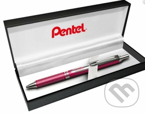 Levně Pero gelové Pentel EnerGel BL407 - červené 0,7mm v dárkové krabičce