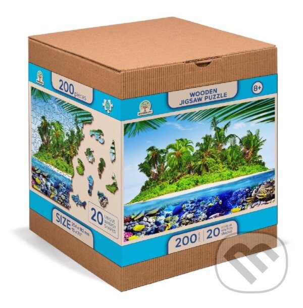 Levně 2v1 Exotický ostrov pokladů - puzzle z kategorie Ostatné
