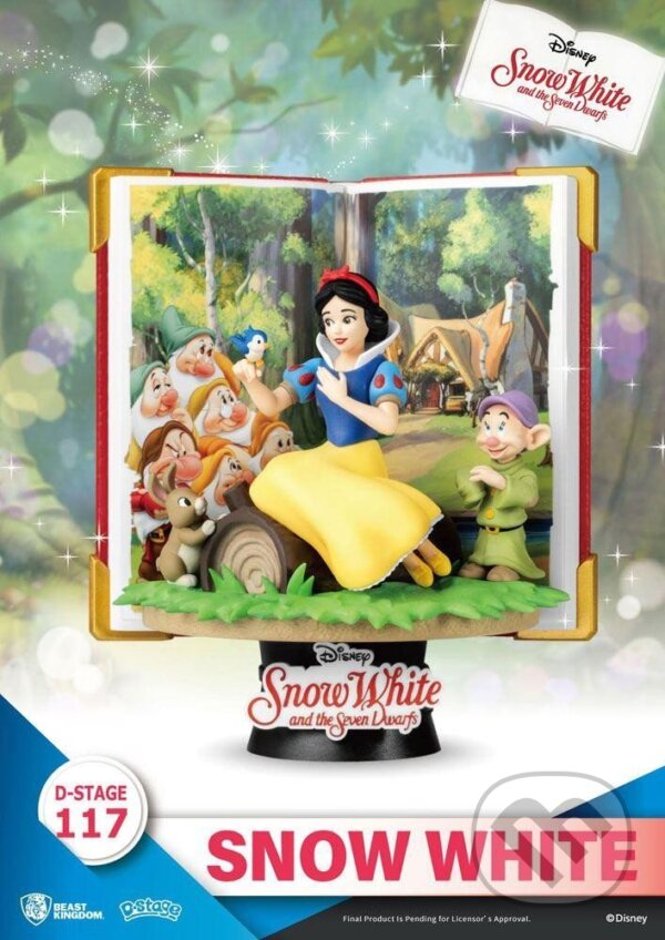 Levně Disney diorama Book series - Snehulienka 13 cm (Beast Kingdom)