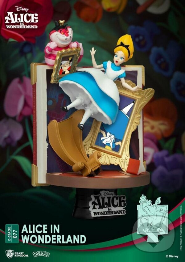 Levně Alenka v ríši divov diorama Book series - Alenka 15 cm (Beast Kingdom)