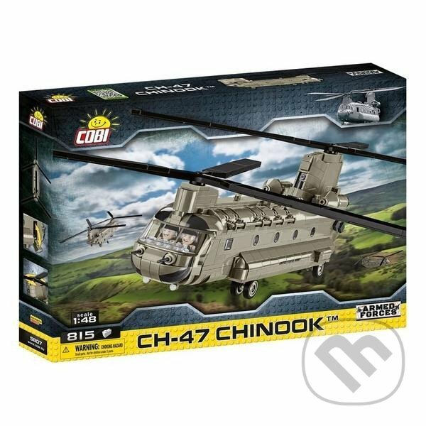 Spoločenská hra: Stavebnice COBI Armed Forces CH-47 Chinook, 1:48 (Magic Baby s.r.o.). Magic Baby s.r.o., 2022