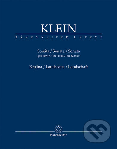 Levně Sonáta pro klavír a Krajina (melodram) - Klein Gideon - kniha z kategorie Hudba