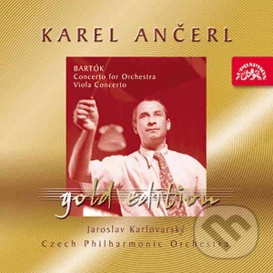 Hudobné CD: Gold Edition 26 Bartók: Koncert pro orchestr, Sz 116, Koncert pro violu a orchestr Sz 120 (Supraphon)