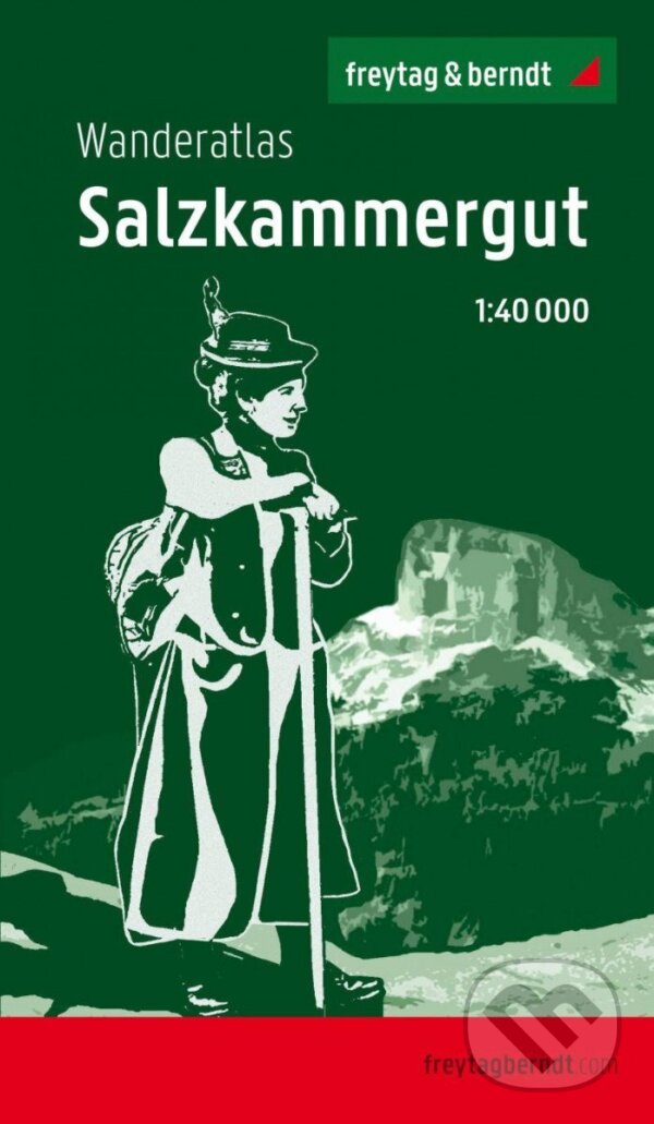 Levně Turistický atlas Solná komora 1:40 000 / Salzkammergut, Wanderatlas 1:40.000