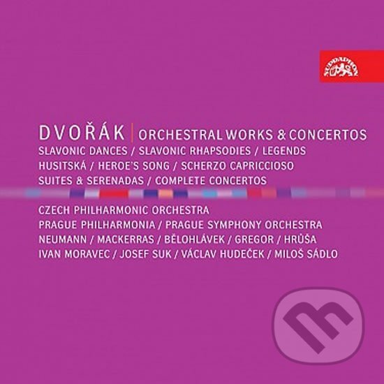 Hudební CD: Antonín Dvořák: Orchestrální dílo (Supraphon)