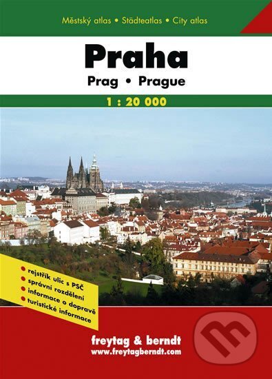 Levně Praha atlas 1:20 000 (A5, spirála)