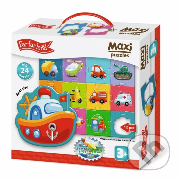 Levně MAXI puzzle 24. Vozidlá - puzzle z kategorie Maxi dieliky