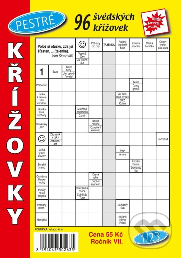 Kniha: Pestré křížovky 1/2023 (Telpres). Telpres, 2023