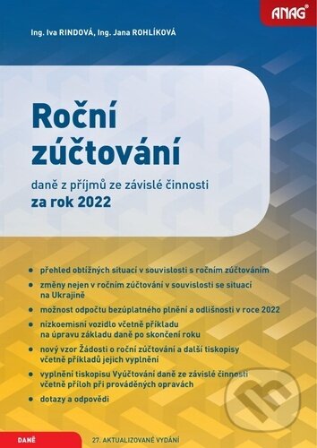 Roční zúčtování daně z příjmů ze závislé činnosti za rok 2022 koupíte na Martinus.cz