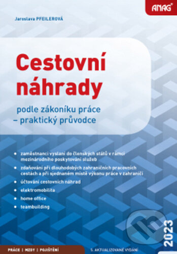 Kniha Cestovní náhrady podle zákoníku práce 2023