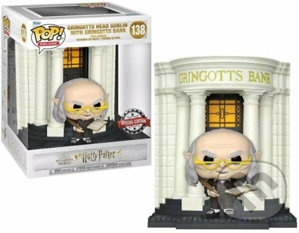 Levně Funko POP Movies: Harry Potter - Diagon Alley: Gringotts Bank w/Head Goblin (exclusive special edition)