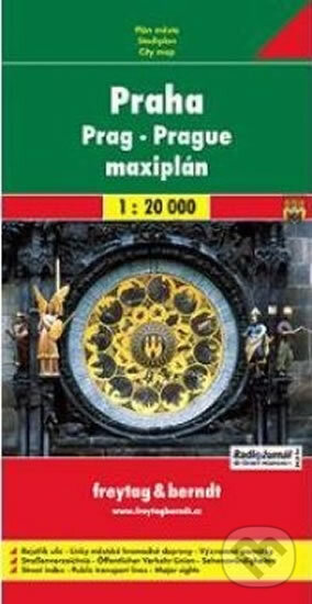 Levně Praha 1:20 000 (Maxiplán mesta)