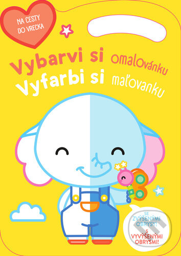 Kniha: Vybarvi si omalovánku Slon / Vyfarbi si maľovanku Sloník (YoYo Books)