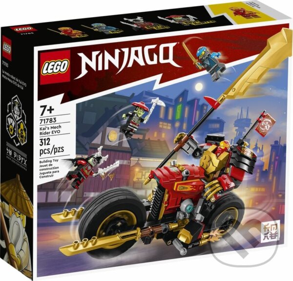 Spoločenská hra: LEGO® NINJAGO® 71783 Kaiova robomotorka EVO (LEGO). LEGO, 2023