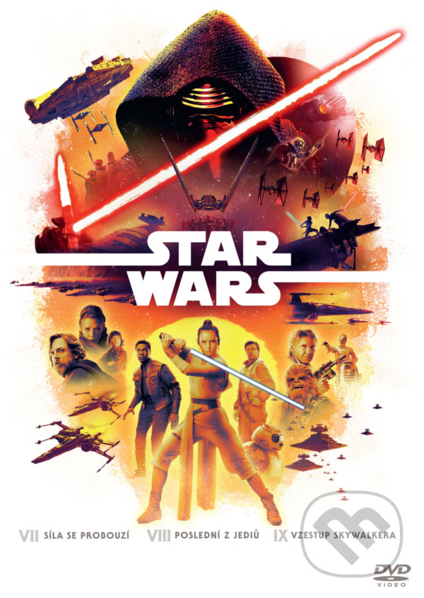 Levně Star Wars epizody VII-IX kolekce (3DVD) - film z kategorie Akčné sci-fi