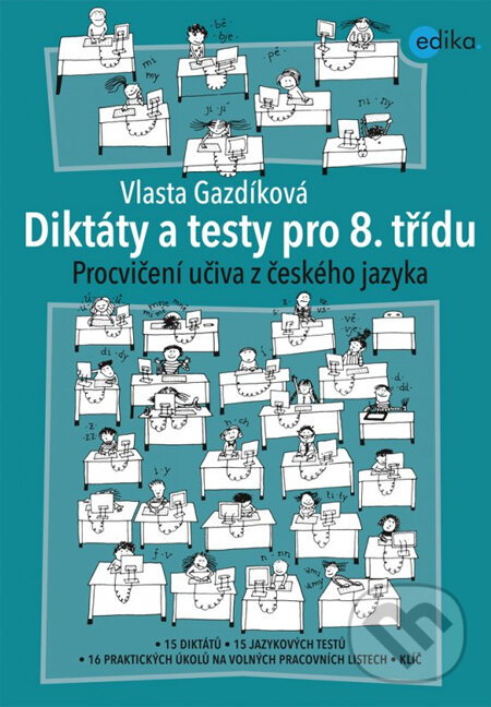 Diktáty a testy pro 8. třídu - Vlasta Gazdíková, Edika, 2014