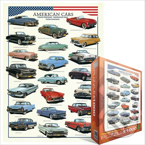Americká auta 50. let, EuroGraphics, 2014
