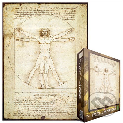 Vitruvius man - Leonardo da Vinci, EuroGraphics, 2014