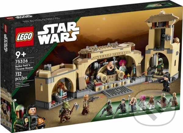 LEGO® Star Wars™ 75326 Trónna sieň Boby Fetta, LEGO, 2023