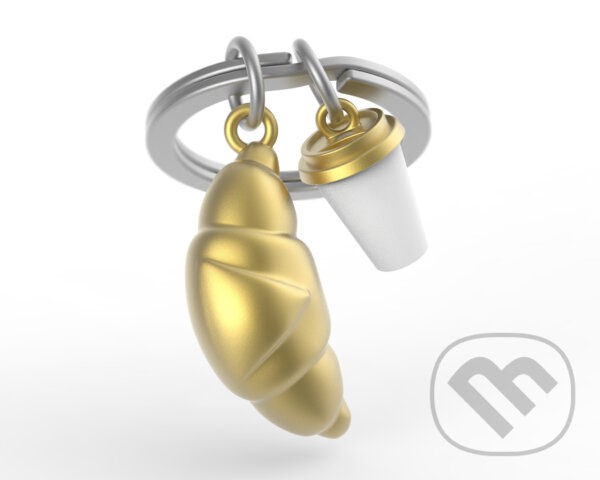 Levně Kľúčenka Croissant & Coffee