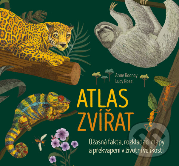 Levně Atlas zvířat - Anne Rooney, Lucy Rose (ilustrátor) - kniha z kategorie Naučné knihy