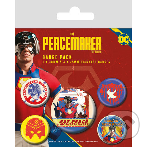 Levně Sada placiek Peacemaker - Eat Peace