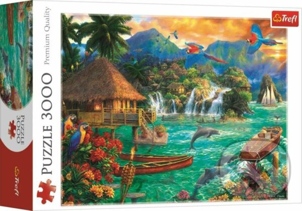 Levně Život na ostrově - puzzle z kategorie Prírodné scenérie