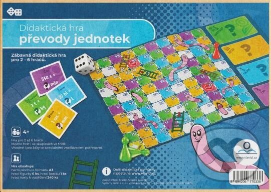 Převody jednotek (Desková didaktická hra) - hra z kategorie Vzdelávacie hry