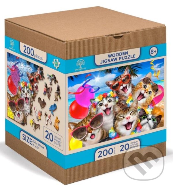 Levně Kočičí párty - puzzle z kategorie Zvieratá
