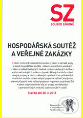 Levně Soubor zákonů. Hospodářská soutěž a veřejné zakázky. Stav ke dni 20. 3. 2018 - kniha z kategorie Právo