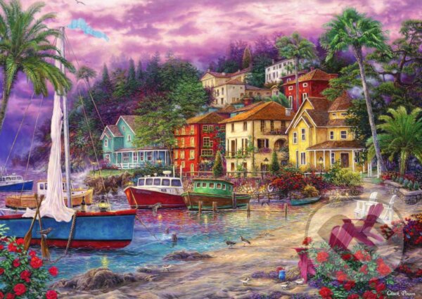 Levně Chuck Pinson - On Golden Shores - puzzle z kategorie Umelecké