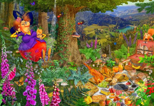 Levně The Witch Picnic - puzzle z kategorie Umelecké