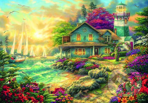 Levně Sunrise by the Sea - puzzle z kategorie Umelecké