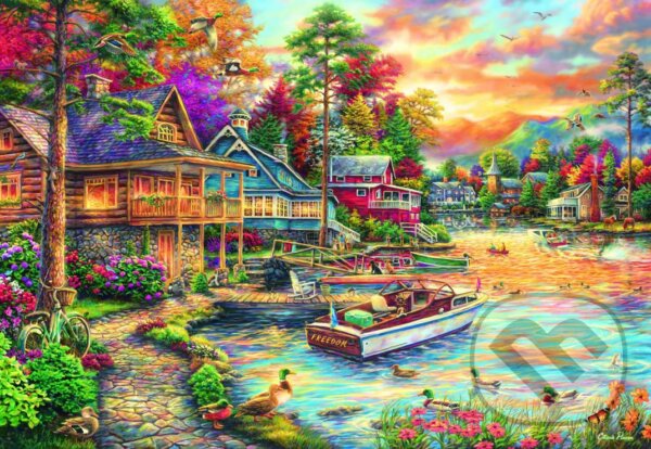 Levně Freedom at the Lake - puzzle z kategorie Umelecké