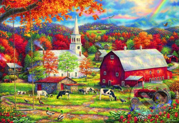 Levně Country Blessings - puzzle z kategorie Umelecké