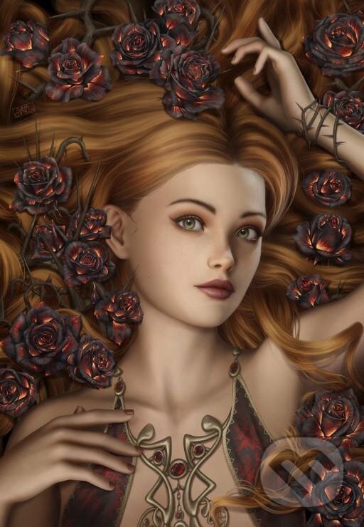 Levně Burnt Rose - puzzle z kategorie Umelecké