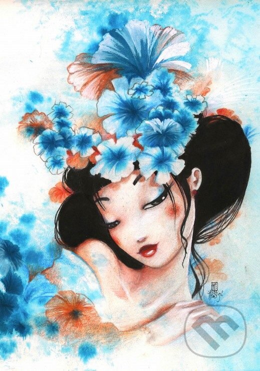 Levně Blue Flowers - puzzle z kategorie Umelecké