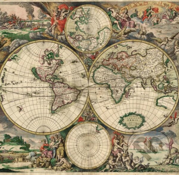 Puzzle: Carte du Monde, Produced in Amsterdam, 1689 (Grafika). Grafika, 2023