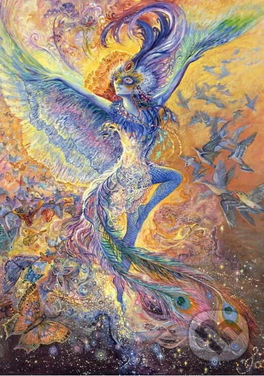 Levně Josephine Wall - Blue Bird - puzzle z kategorie Umelecké
